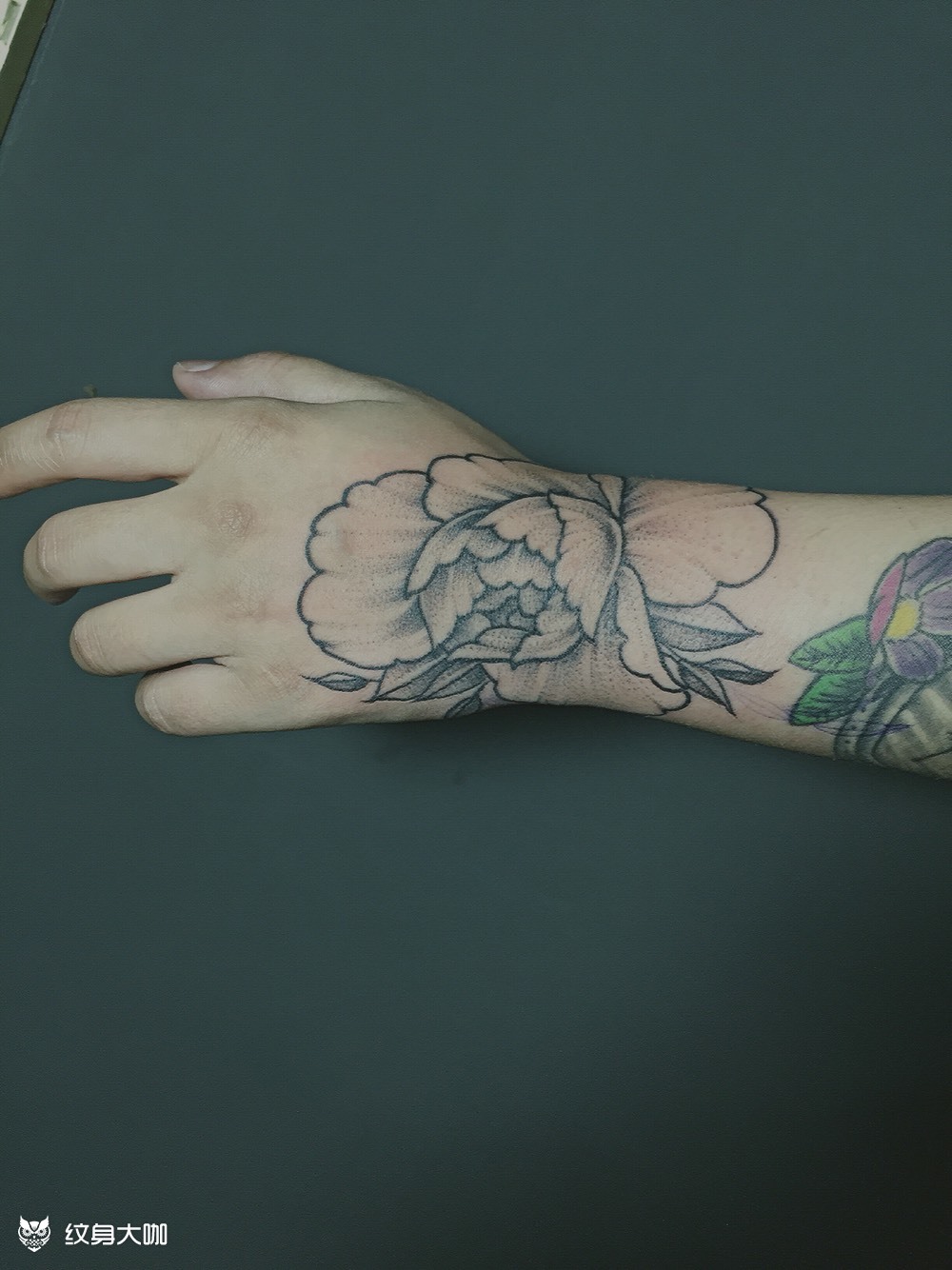 手背_纹身图案手稿图片_7的纹身作品集