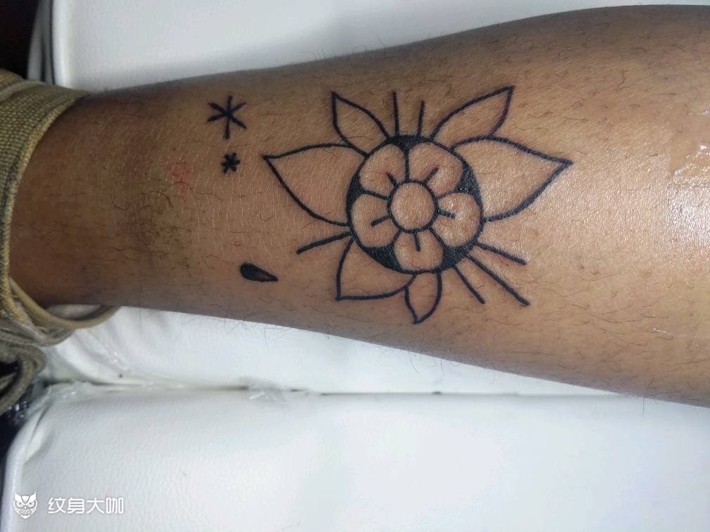 未上色_纹身图案手稿图片_阿程的纹身作品集