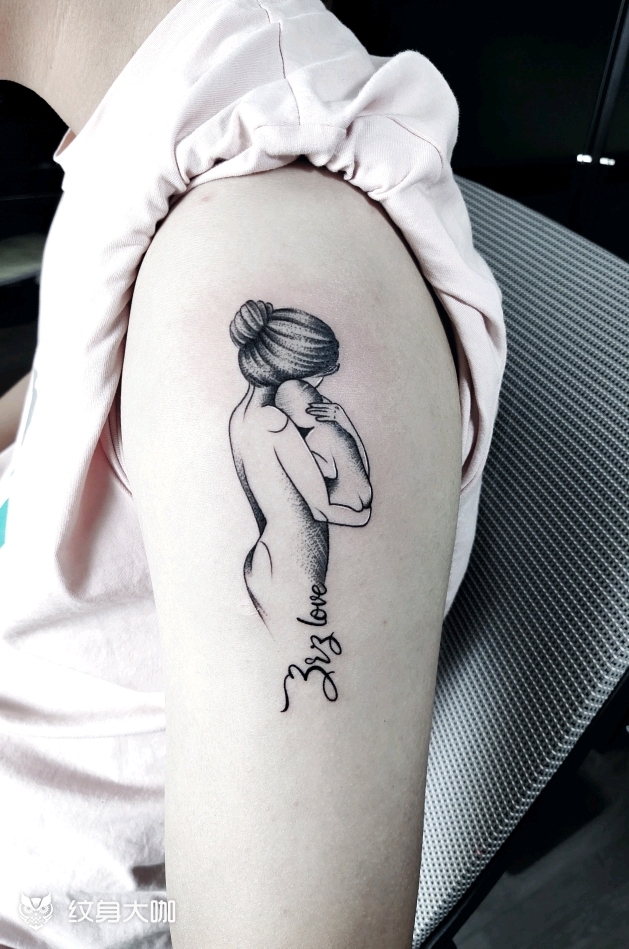 父爱母爱_纹身图案手稿图片_刘新兵的纹身作品集