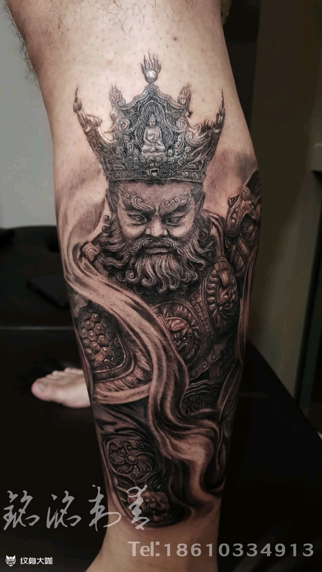 护法_纹身图案手稿图片_昊洺的纹身作品集