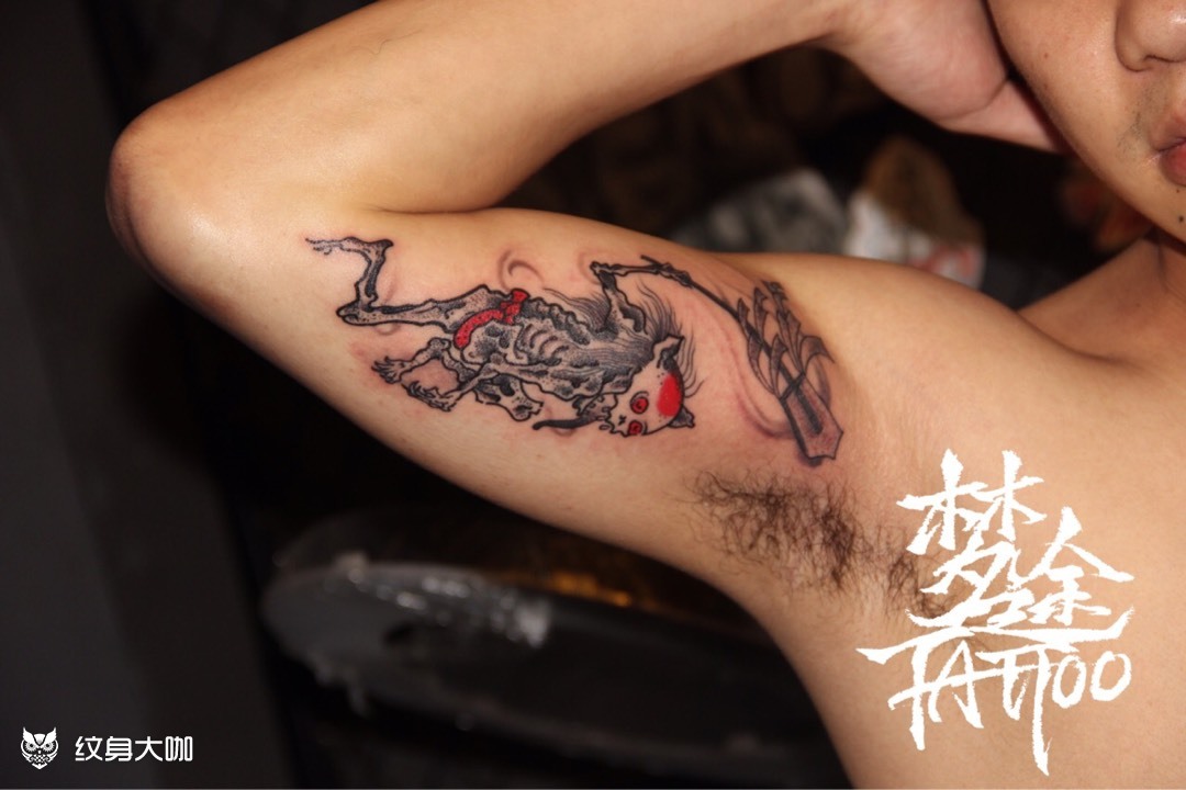 小鬼_纹身图案手稿图片_张望的纹身作品集