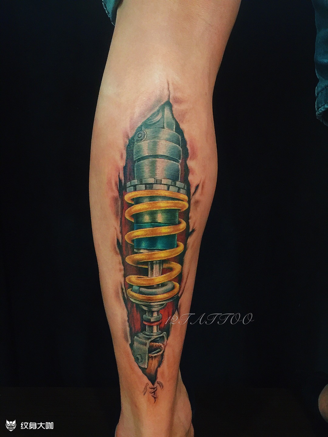 避震_纹身图案手稿图片_12tattoo的纹身作品集