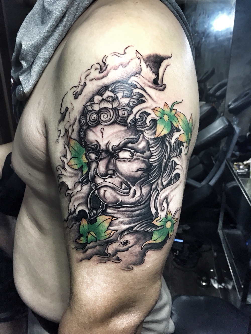 不动明王_纹身图案手稿图片_熊猫tatto o丶禄的纹身作品集