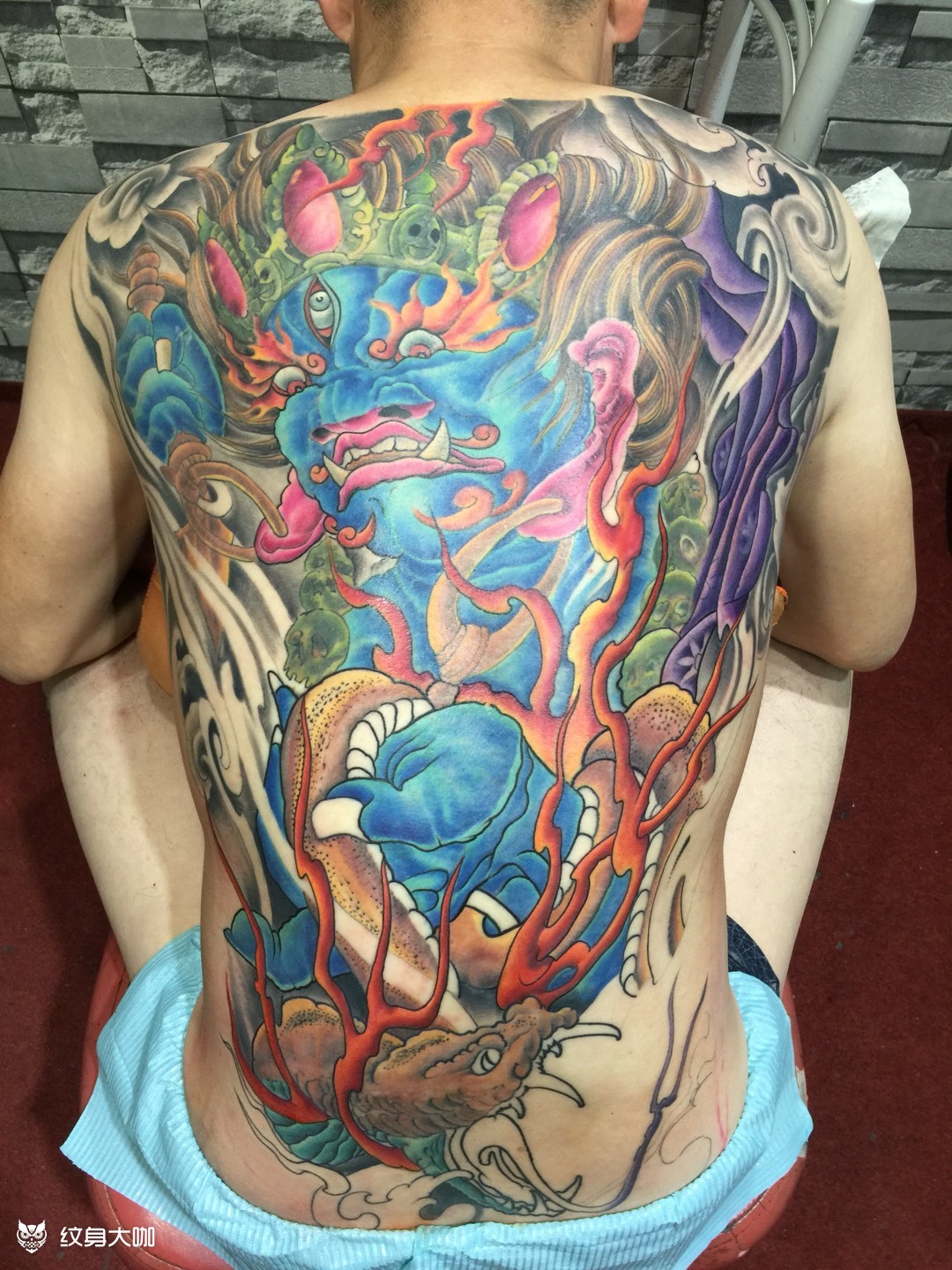 大黑天_纹身图案手稿图片_福安老狼纹身的纹身作品集