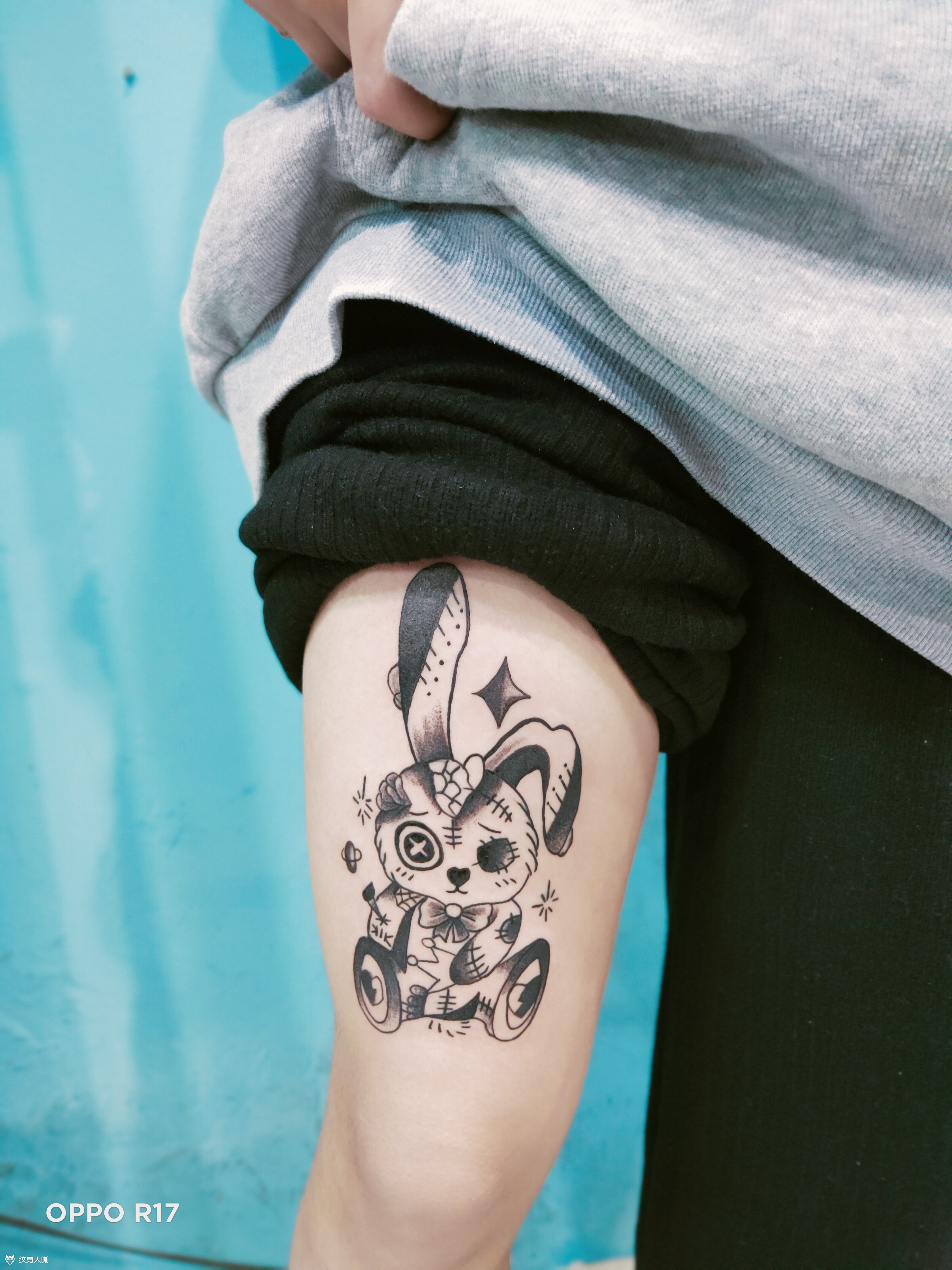 流氓兔_纹身图案手稿图片_阿娟老师的纹身作品集