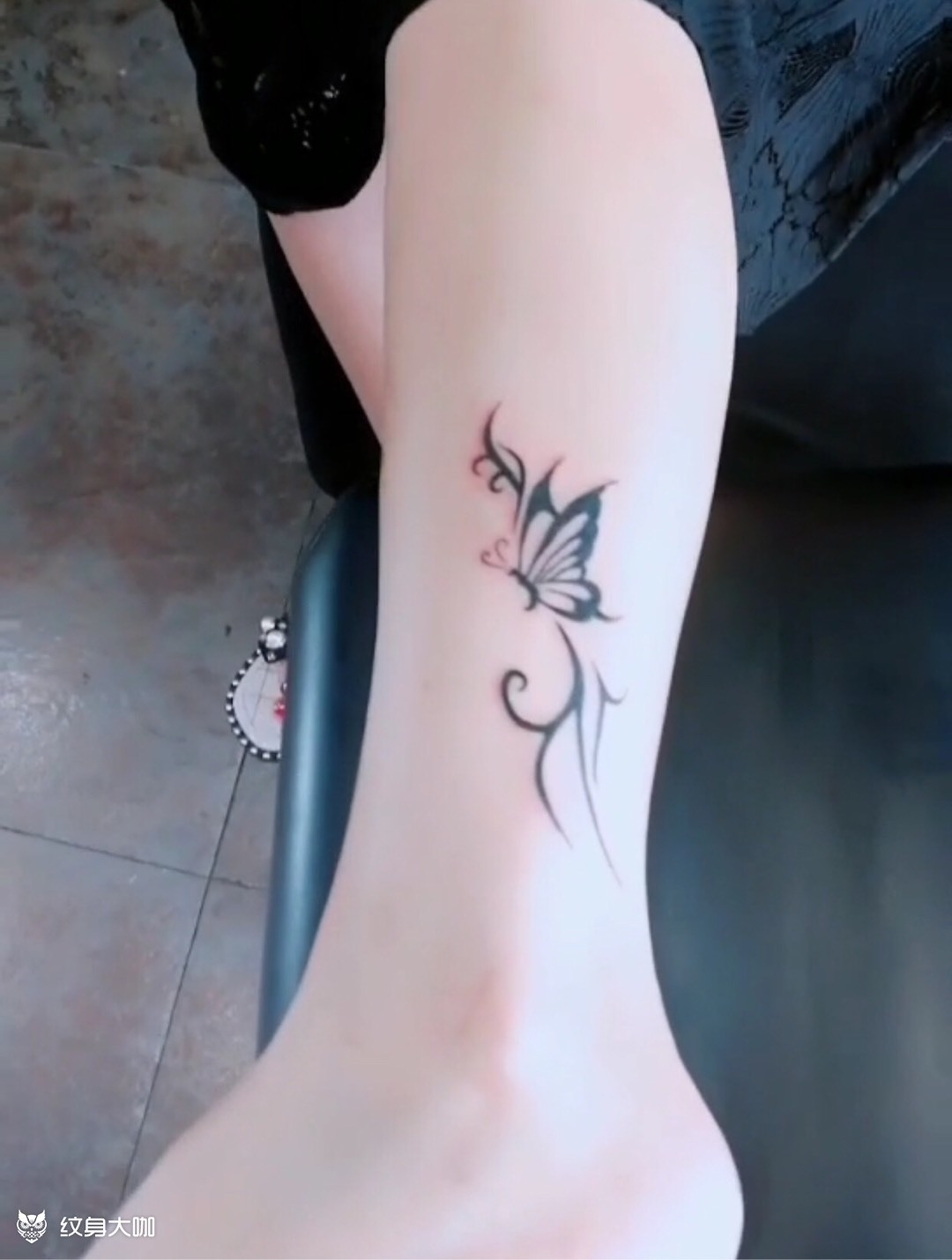脚祼_纹身图案手稿图片_椒江鸿颜的纹身作品集