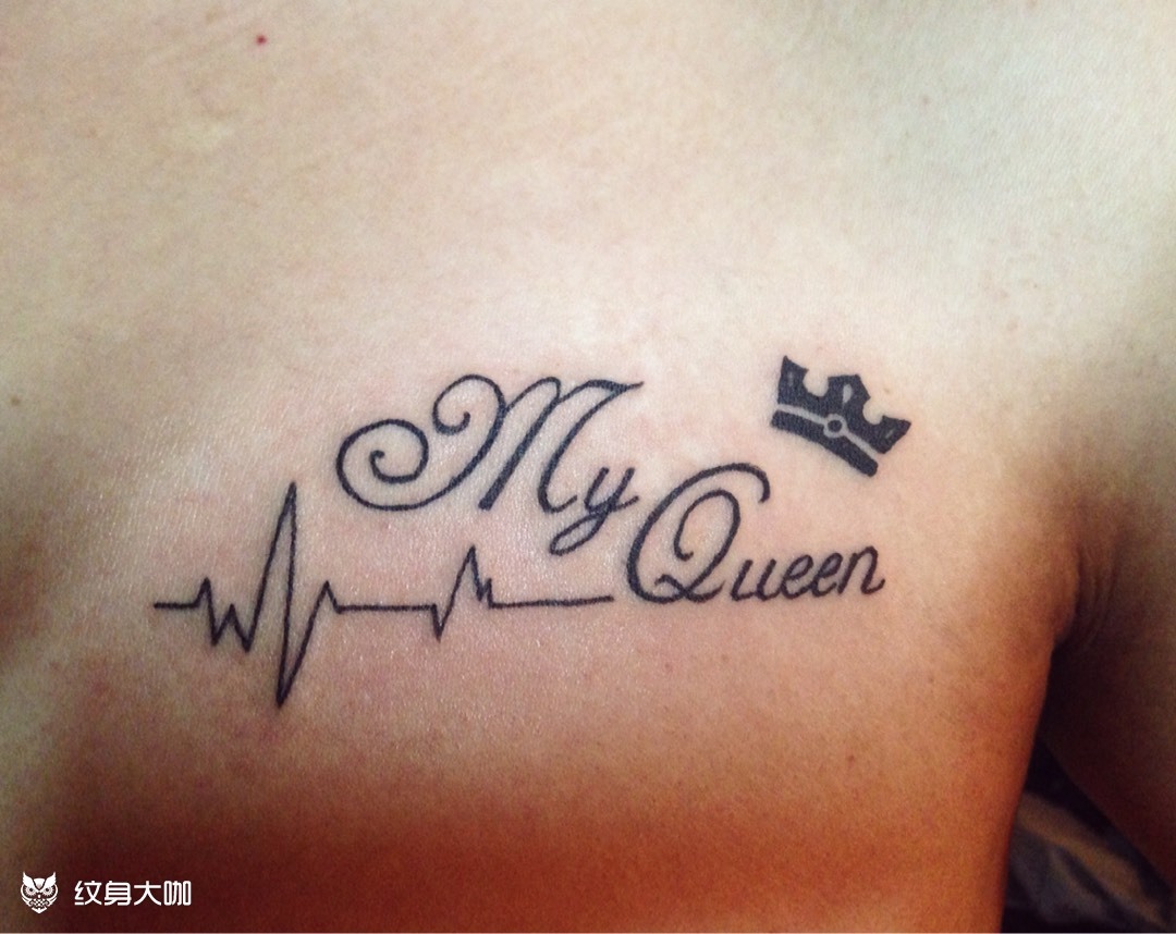 小字母_纹身图案手稿图片_小雨的纹身作品集