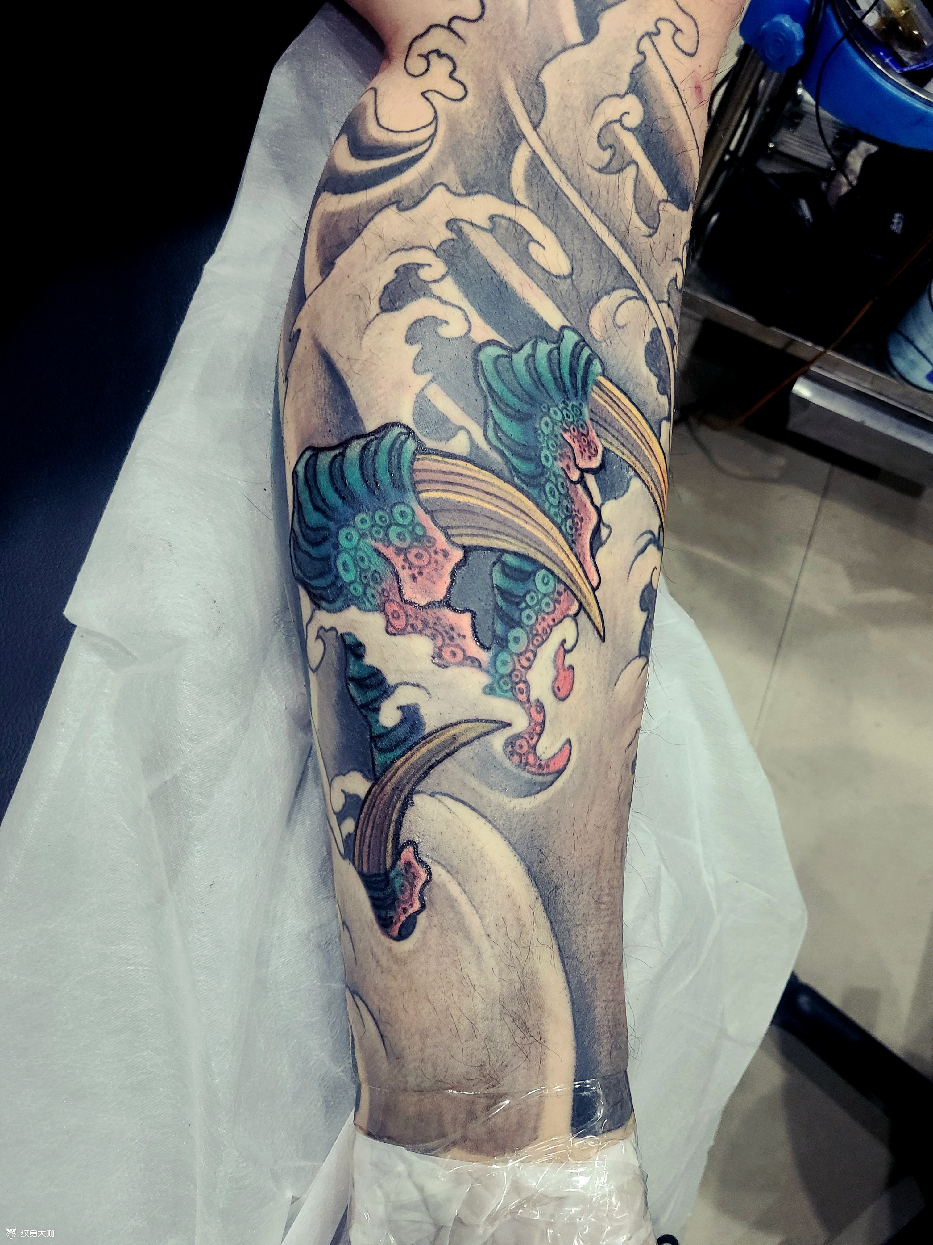 小腿龙爪_纹身吧社区 - 纹身大咖