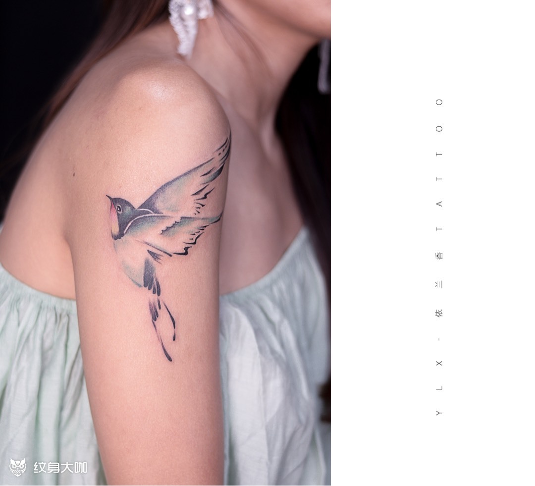 清新脱俗的美人_纹身图案手稿图片_依兰香—安一的纹身作品集