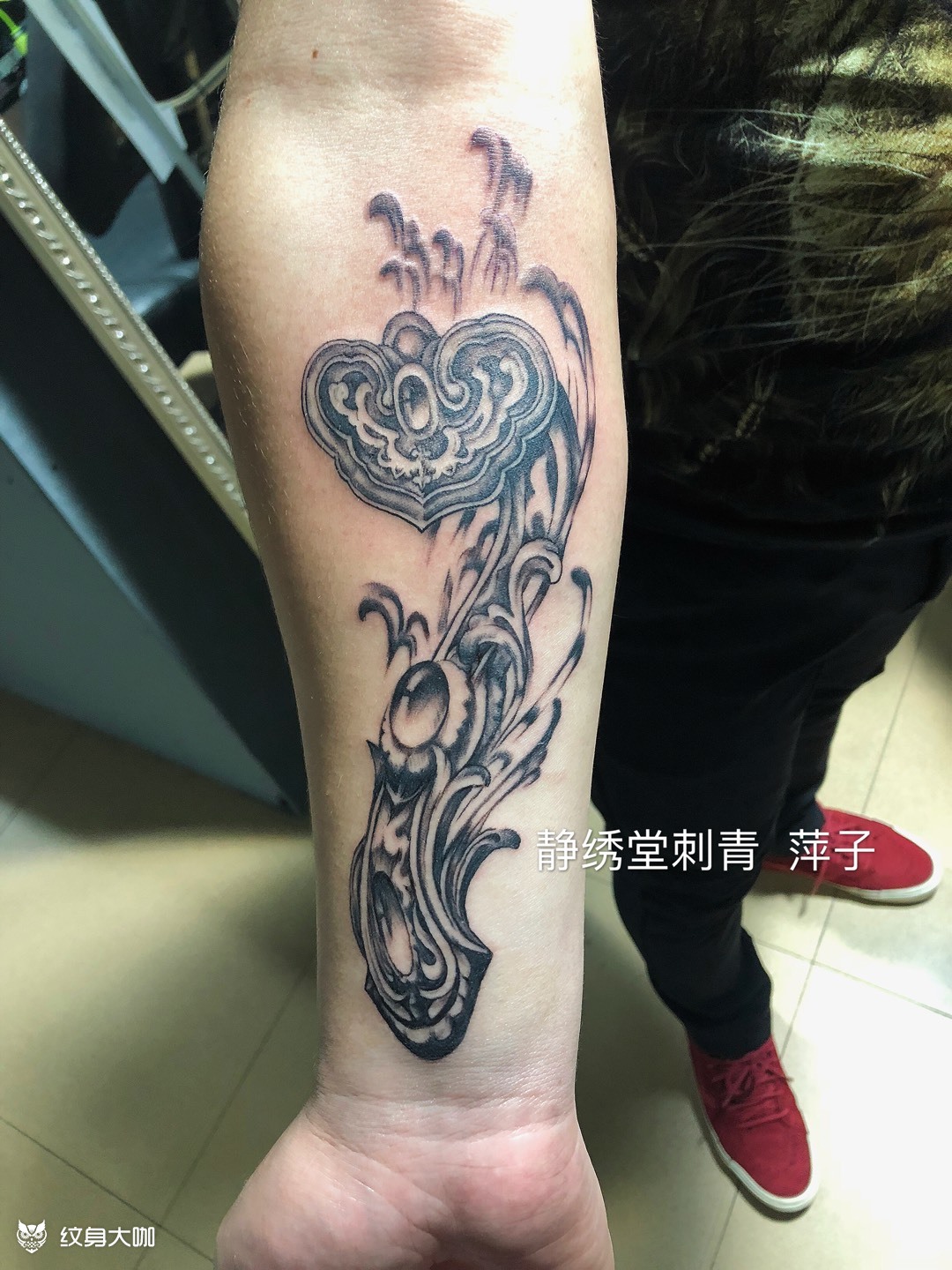 如意_纹身图案手稿图片_萍子的纹身作品集