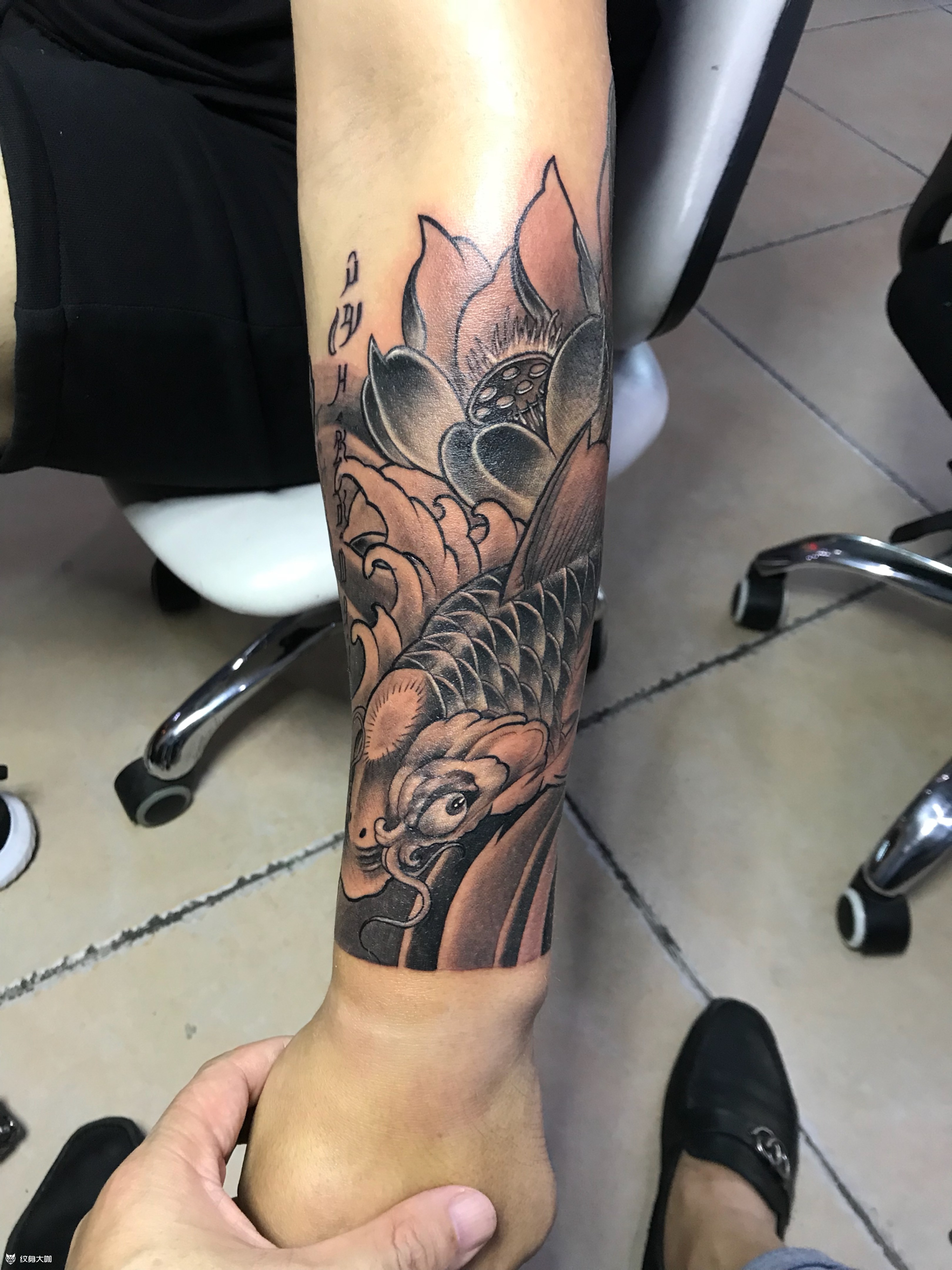 包小臂_纹身图案手稿图片_盛剑波的纹身作品集