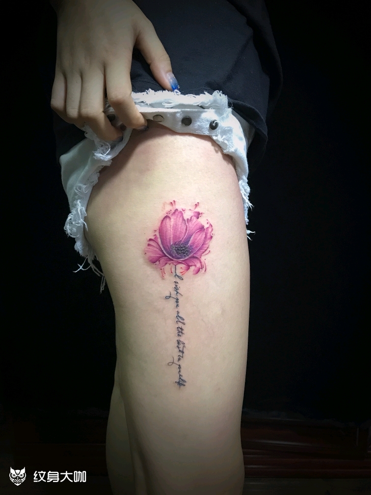 神奇的遮盖黑痣_纹身图案手稿图片_阿建的纹身作品集