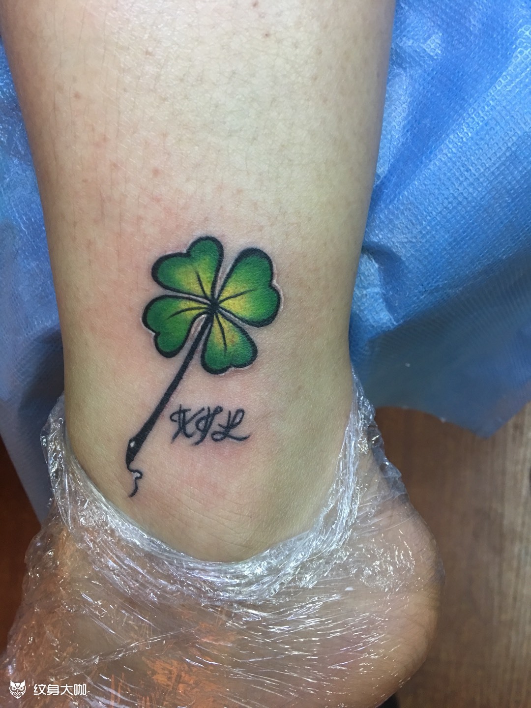 四叶草_纹身图案手稿图片_陈哲宇的纹身作品集