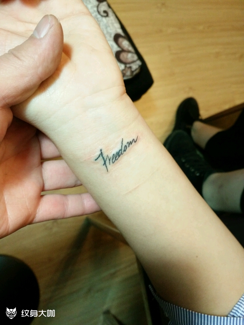 自由_纹身图案手稿图片_李欣的纹身作品集