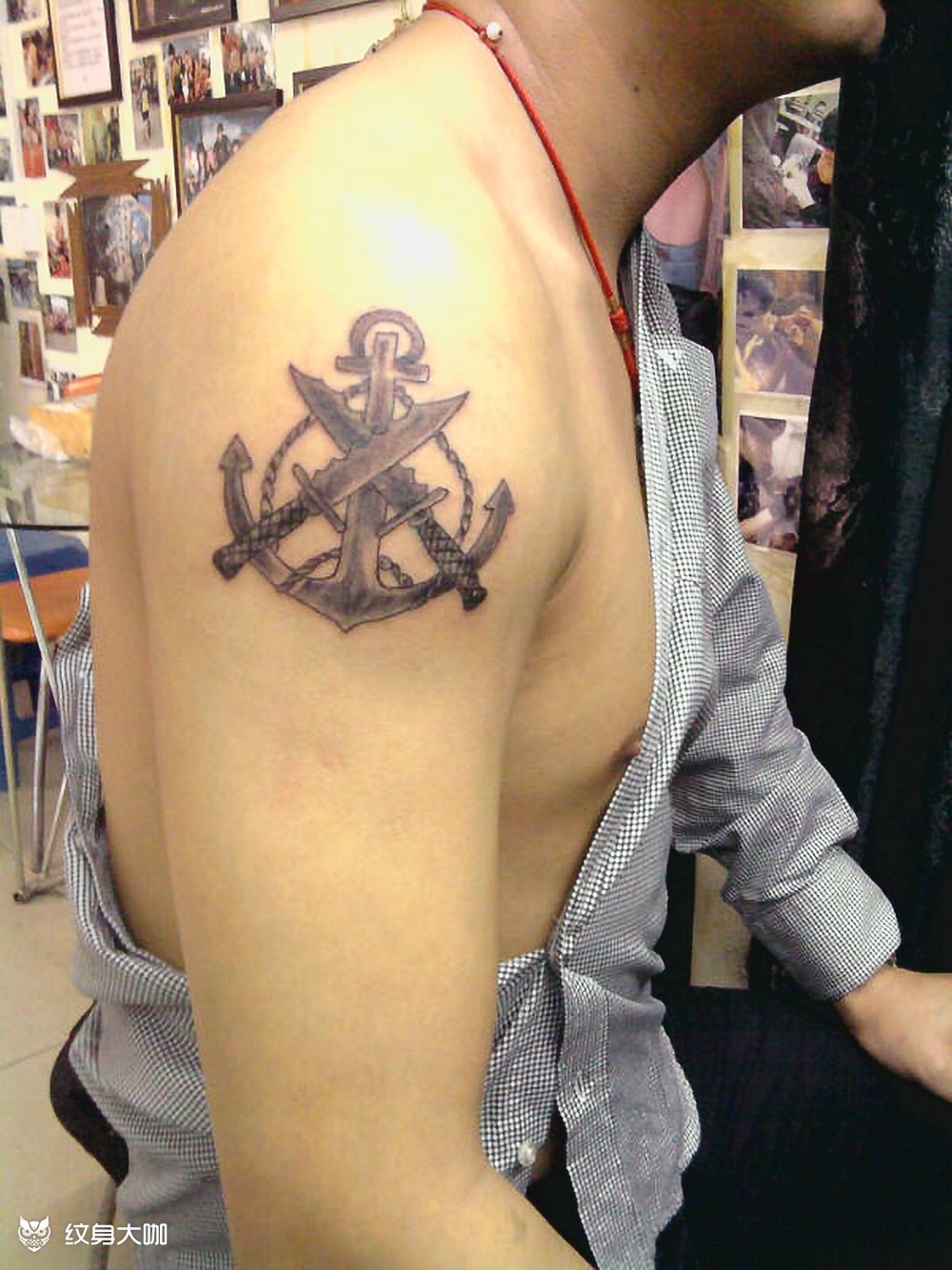 退役军人 单位标志_纹身图案手稿图片_恩平刺客 老黄的纹身作品集