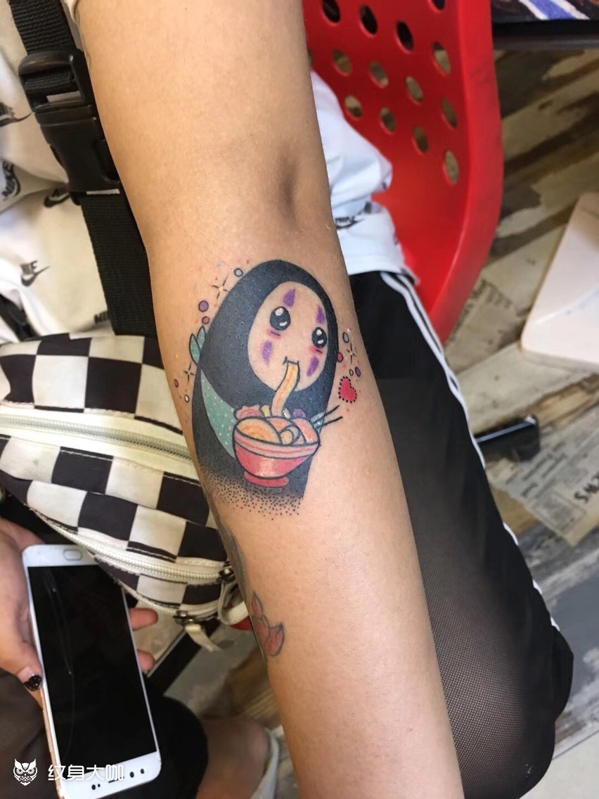 无脸男_纹身图案手稿图片_福师tattoo. 福佑的纹身作品集