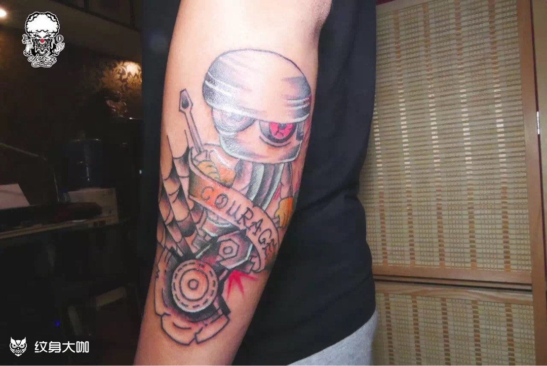 活塞_纹身图案手稿图片_刘力华的纹身作品集