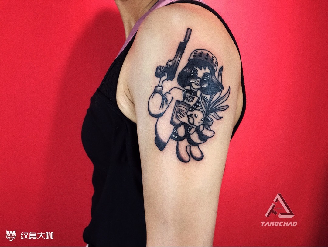 这个杀手不太冷_纹身图案手稿图片_贪杯老唐酒后挑灯看贱的纹身作品集