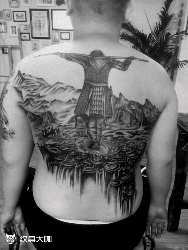 至尊宝_纹身图案手稿图片_阿华的纹身作品集