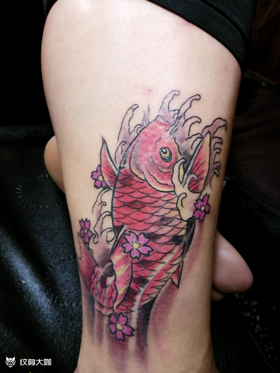 小鲤鱼_纹身图案手稿图片_云中雕龙的纹身作品集