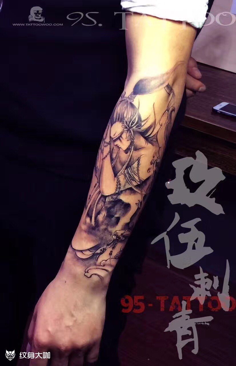 唯美山鬼系列_纹身图案手稿图片_崇玖的纹身作品集