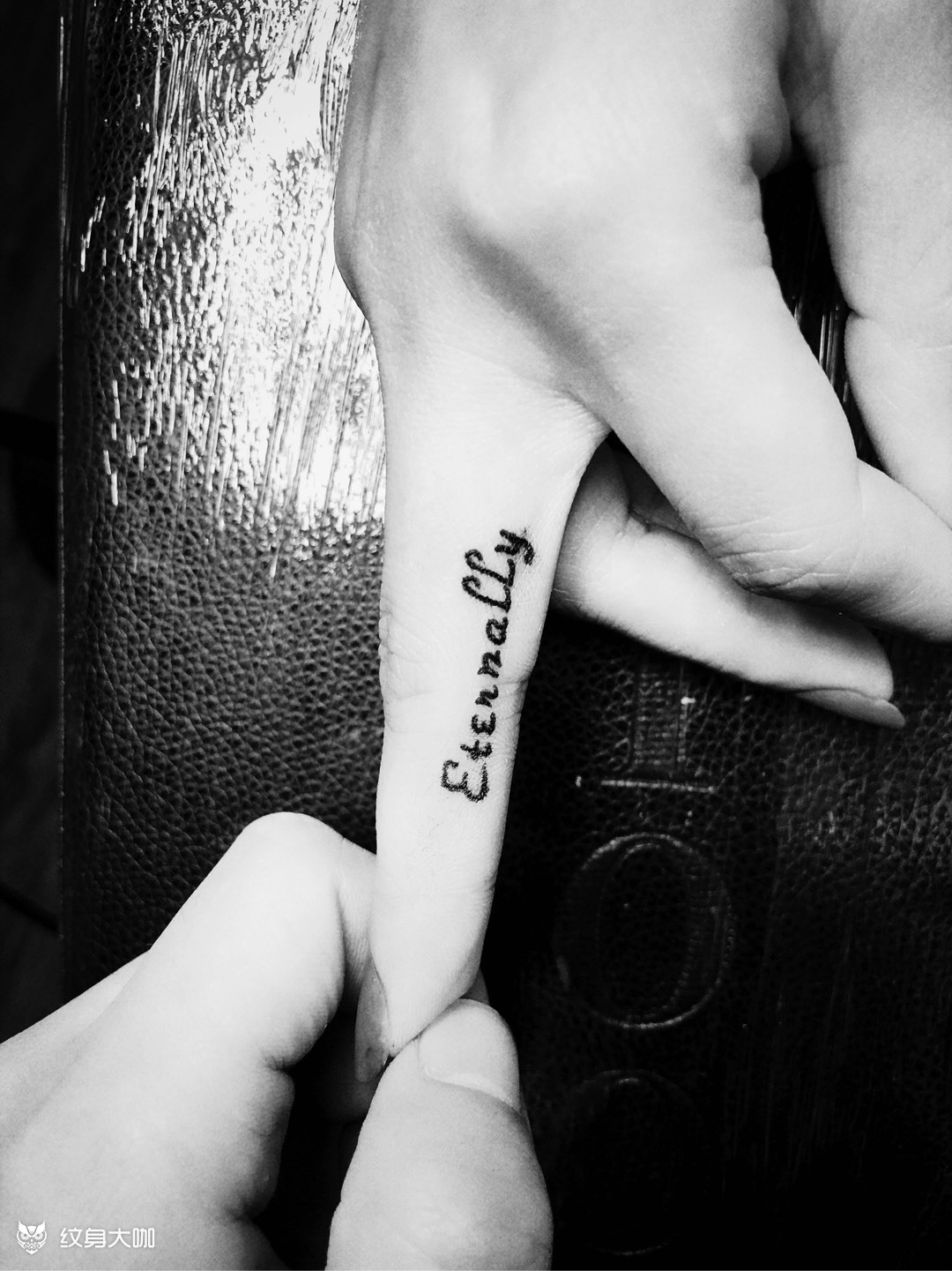 手指字母_纹身图案手稿图片_杨嘉恒的纹身作品集