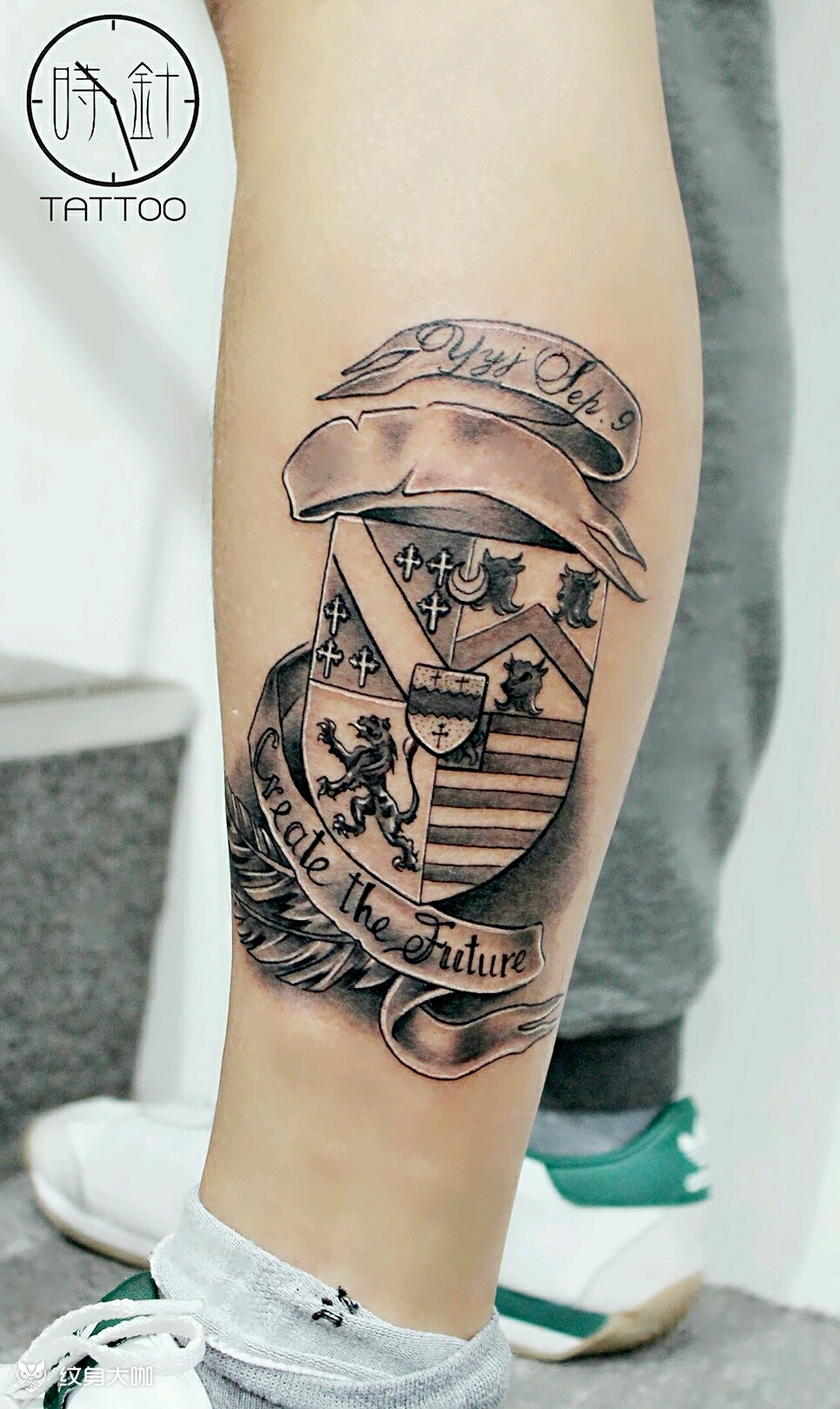 古罗马徽章_纹身图案手稿图片_travis时的纹身作品集