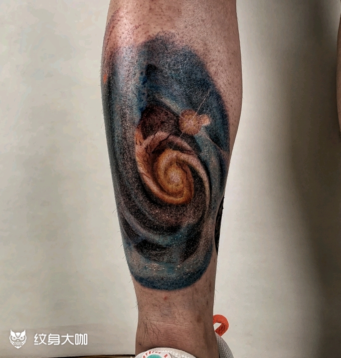 银河系_纹身图案手稿图片_不惑的纹身作品集