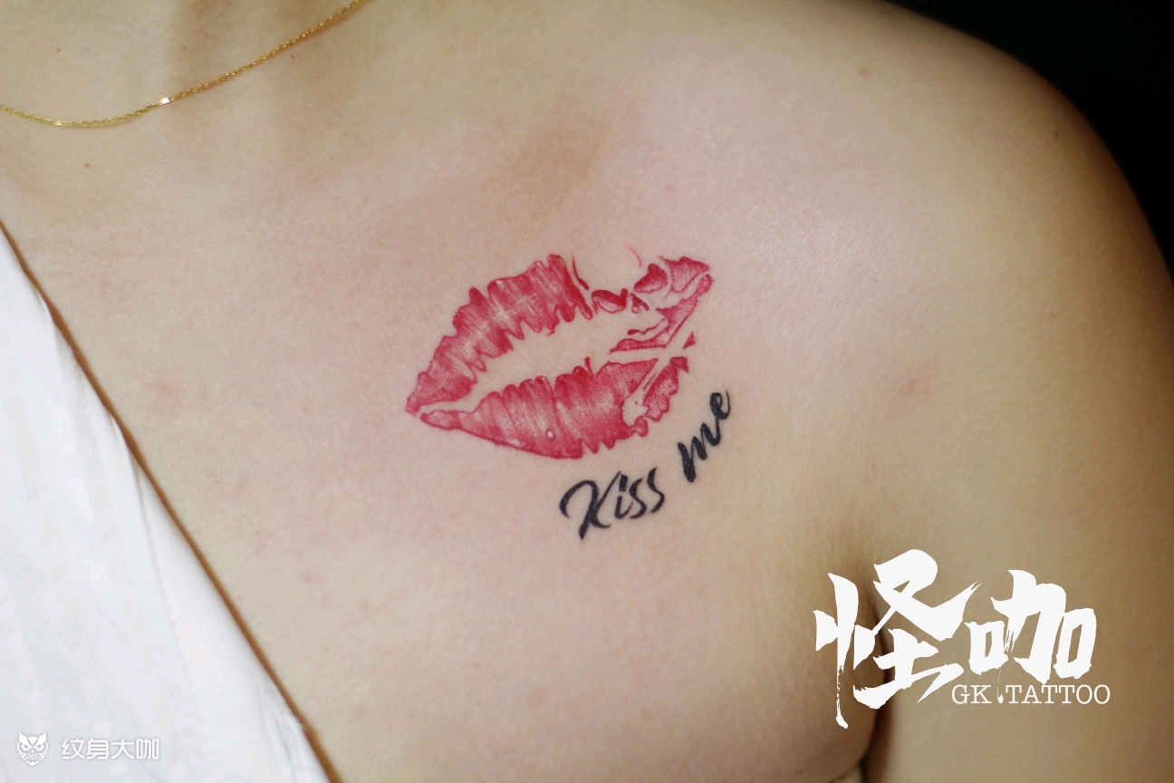 红唇92_纹身图案手稿图片_成都怪咖-川的纹身作品集