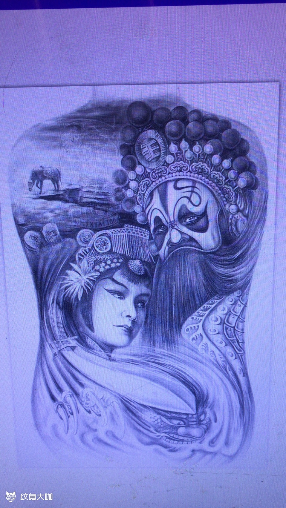 霸王别姬大哥的《霸王别姬》总_纹身吧社区 - 纹身大咖