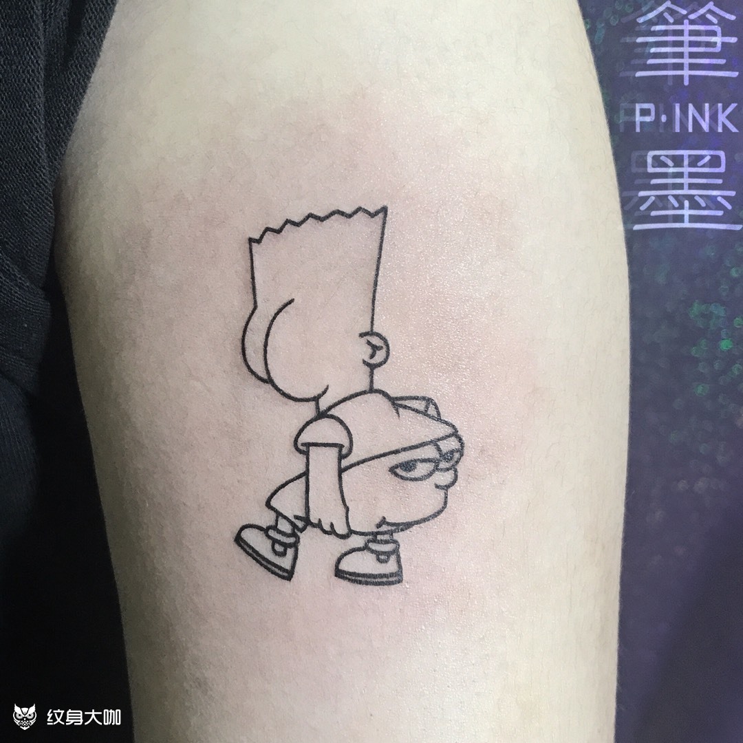 辛普森_纹身图案手稿图片_venki的纹身作品集