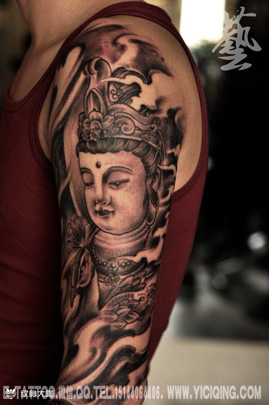 传统花臂纹身