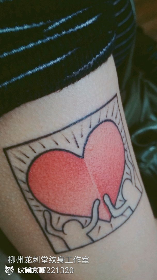 爱情_纹身图案手稿图片_阿建的纹身作品集