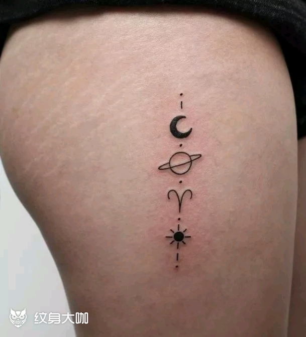 小宇宙_纹身图案手稿图片_首嘉的纹身作品集