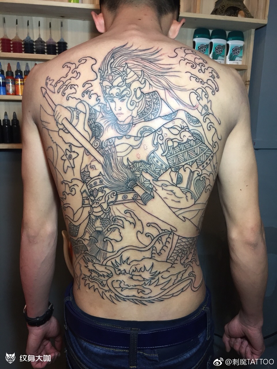 赵子龙_纹身图案手稿图片_刺 魔的纹身作品集