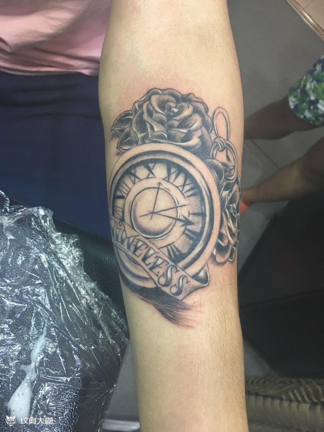 欧系表花_纹身图案手稿图片_辉子的纹身作品集
