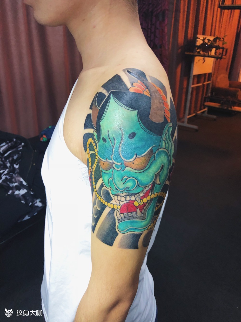 遮盖般若_纹身图案手稿图片_伊依的纹身作品集