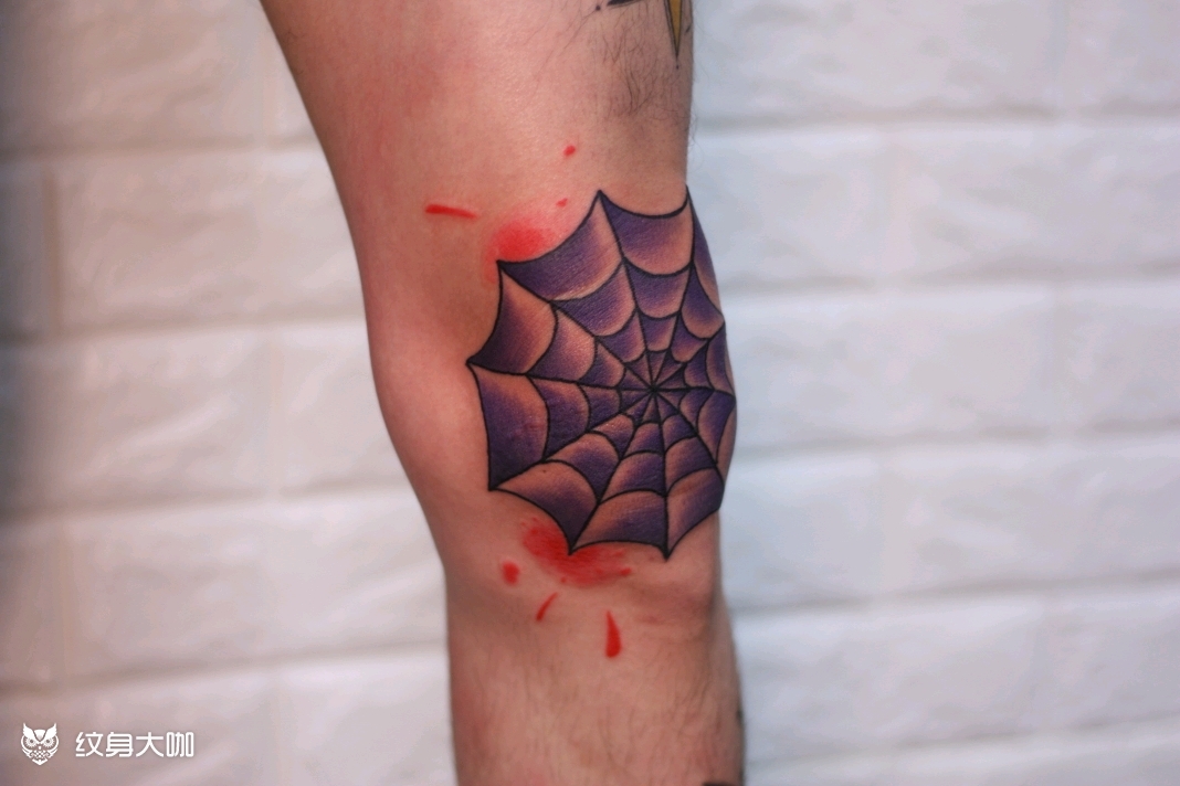 old 蜘蛛网_纹身图案手稿图片_唐黄的纹身作品集