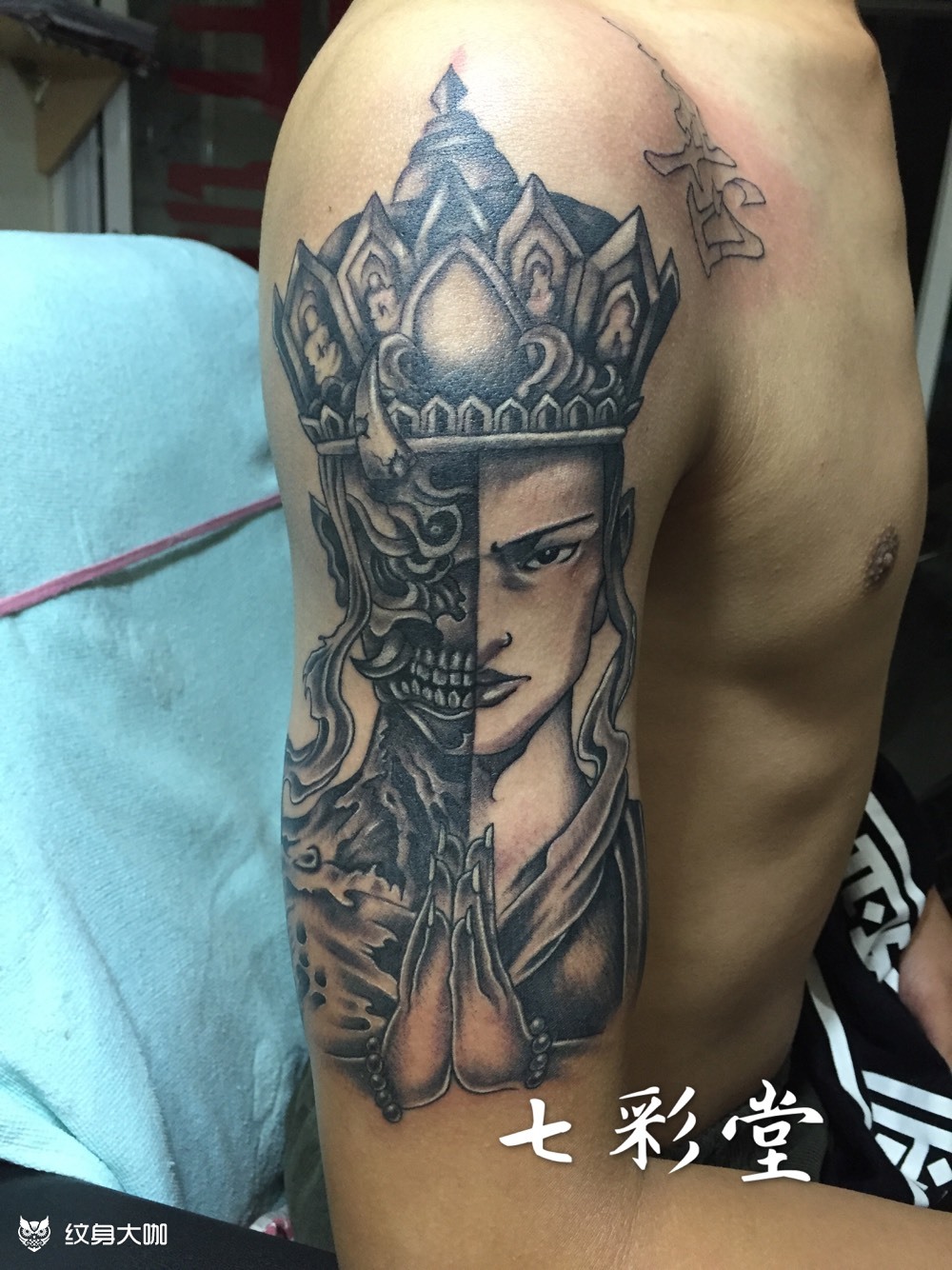 一念之间_纹身图案手稿图片_小洛的纹身作品集