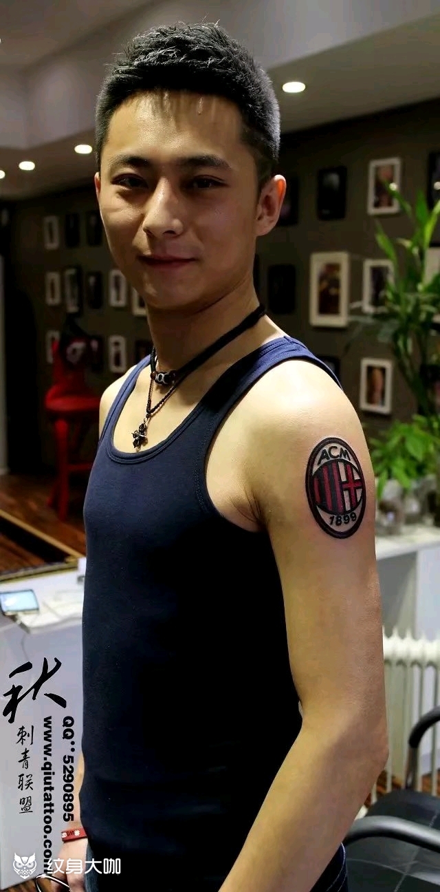 ac米兰 死忠_纹身图案手稿图片_郑永志的纹身作品集
