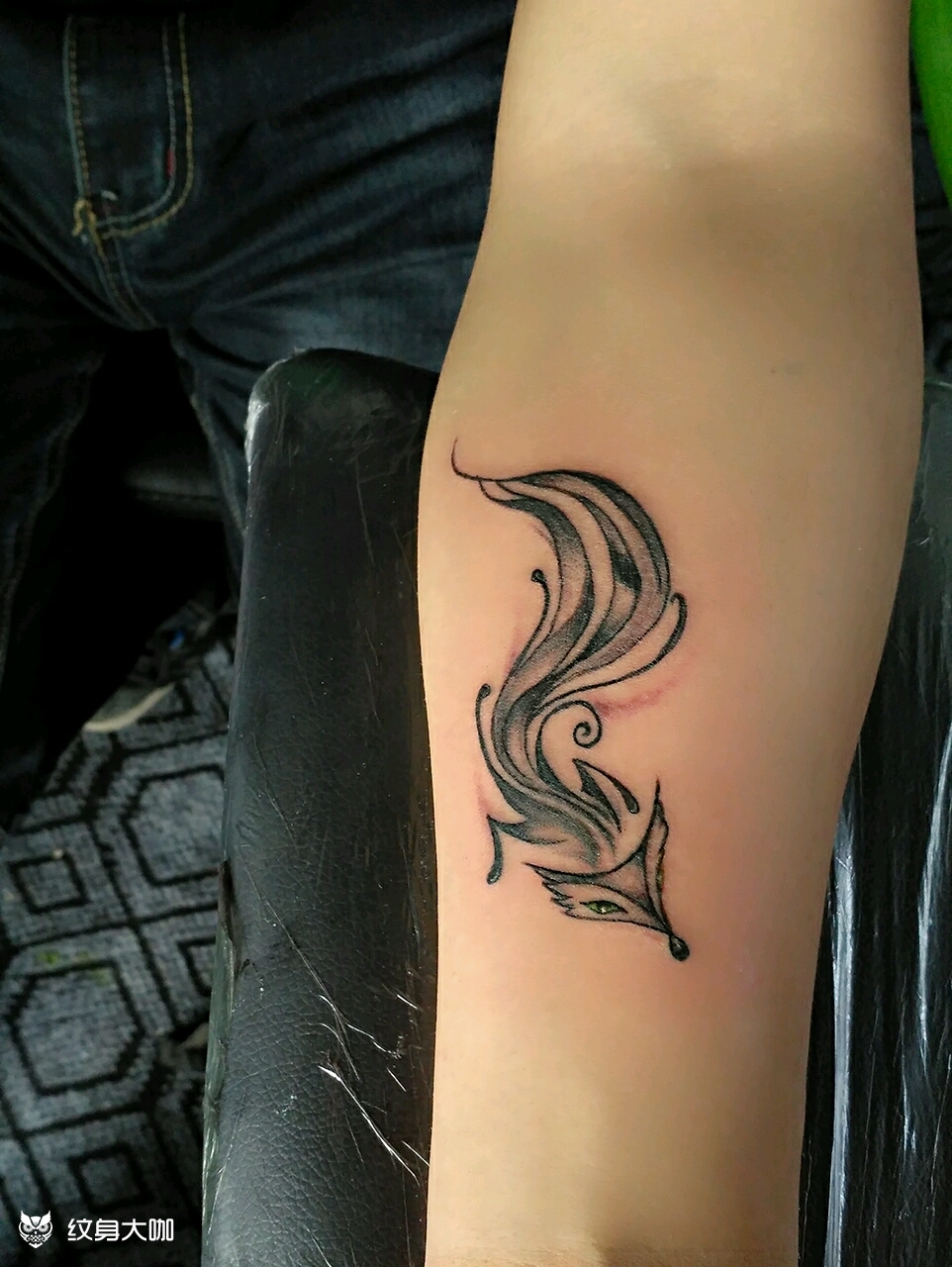 小狐狸_纹身图案手稿图片_陈建涛的纹身作品集