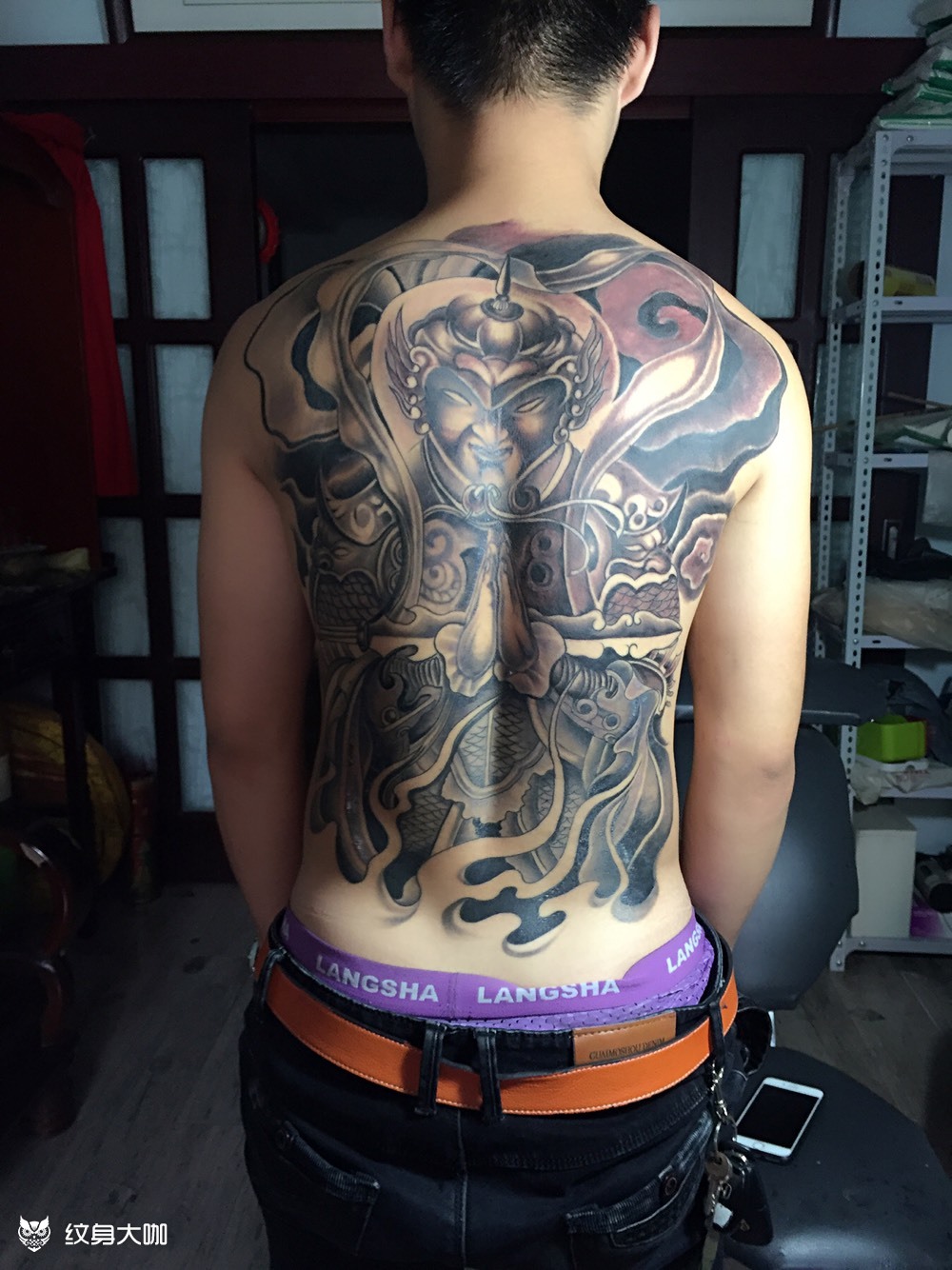 韦陀_纹身图案手稿图片_赵擎的纹身作品集