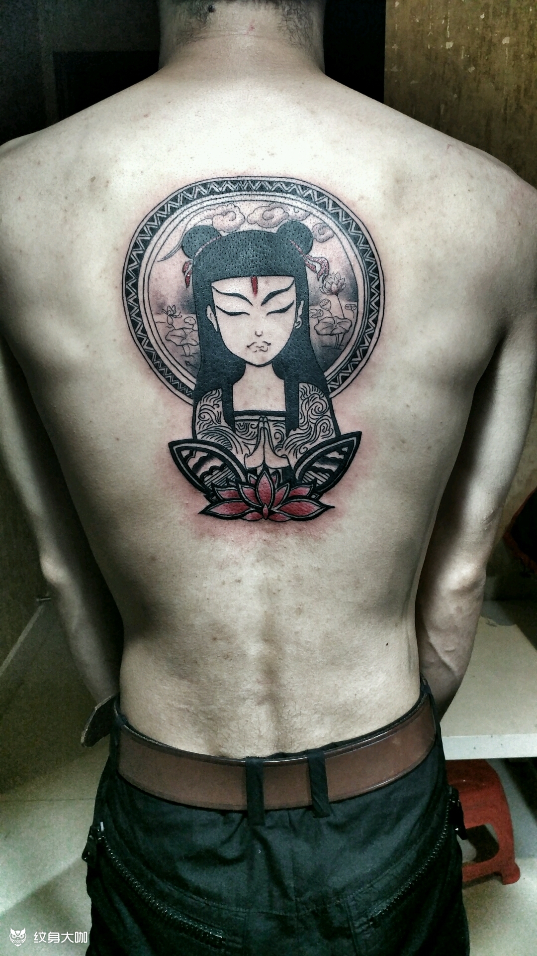 哪吒_纹身图案手稿图片_章鱼的纹身作品集