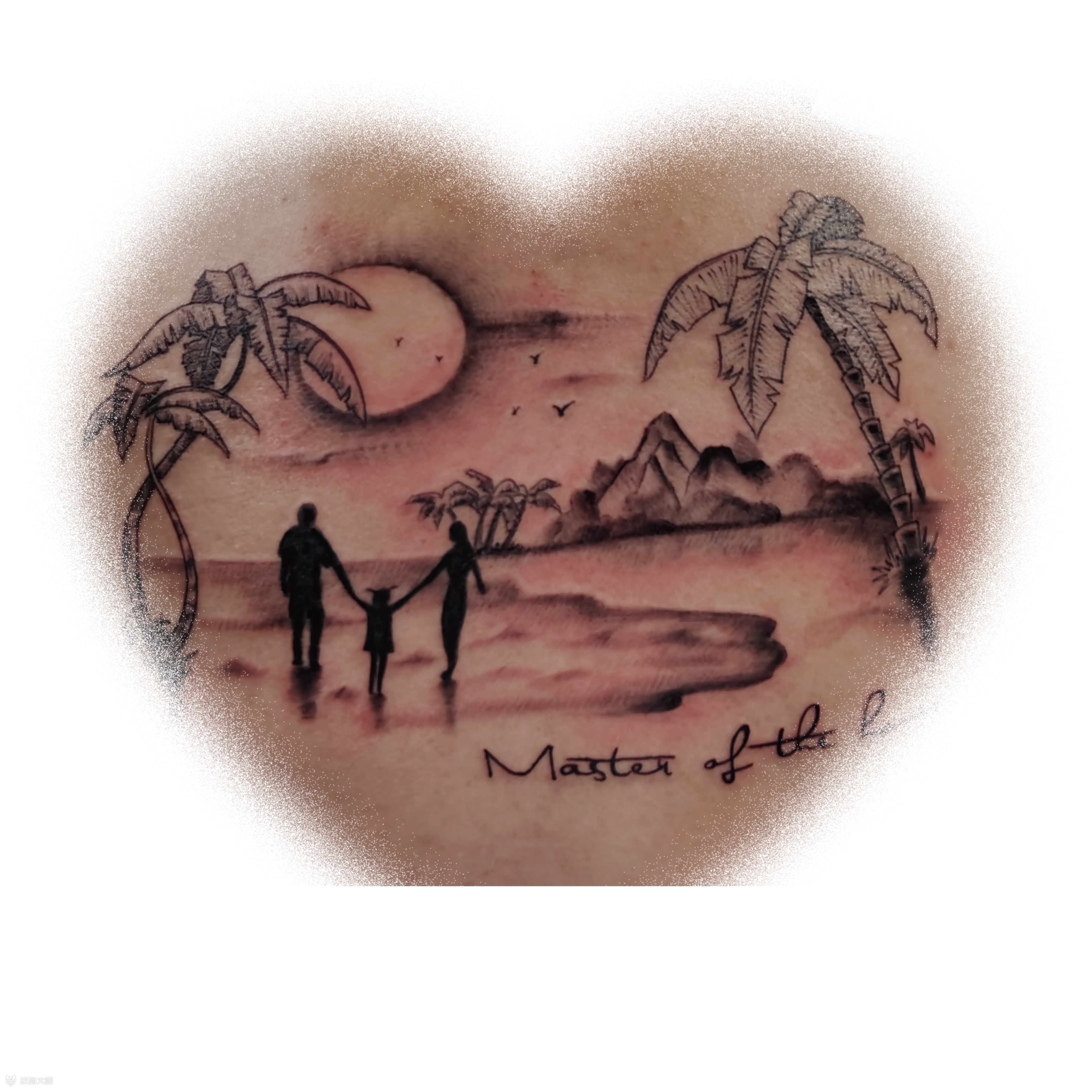 一家人_纹身图案手稿图片_sir 喵的纹身作品集