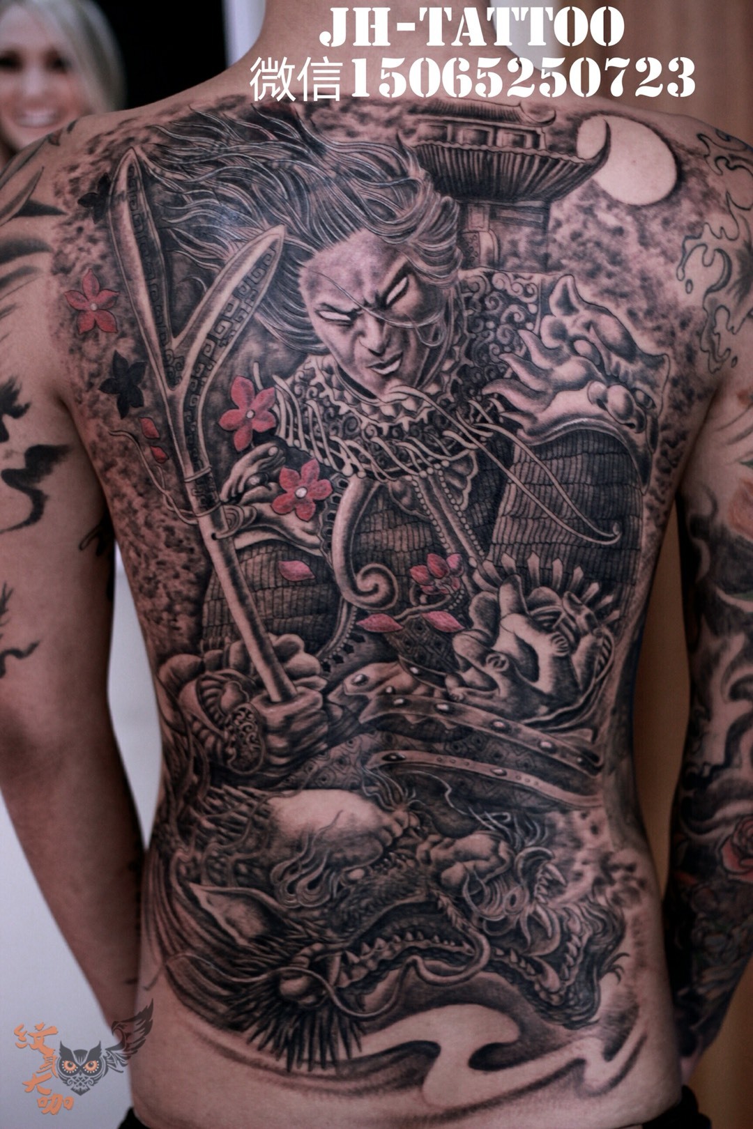 汉朝骠骑大将军霍去病_纹身图案手稿图片_景灏的纹身作品集