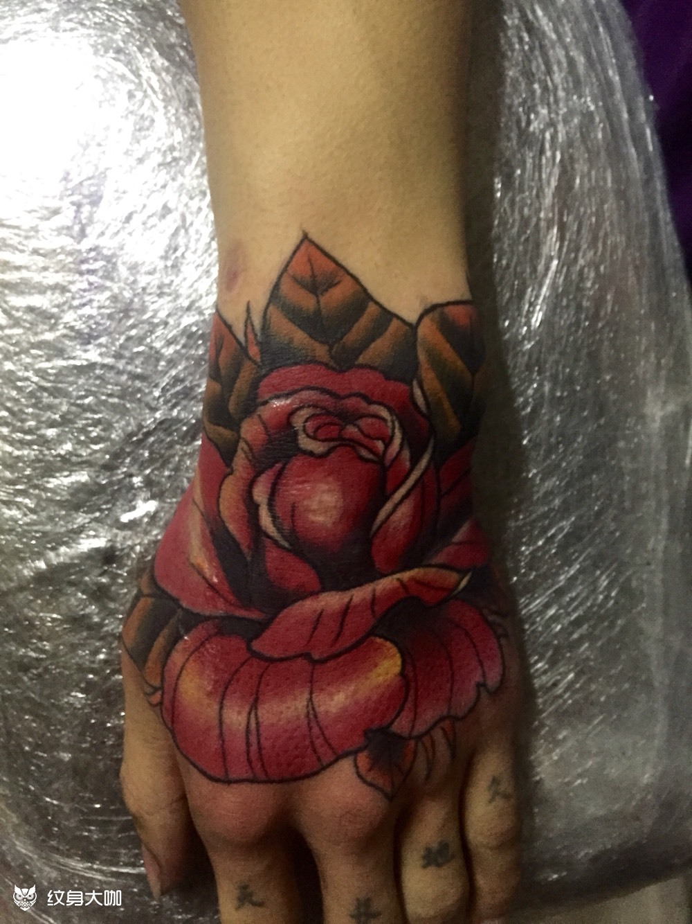 手背疤痕,旧纹身遮盖_纹身图案手稿图片_a永恒的纹身作品集