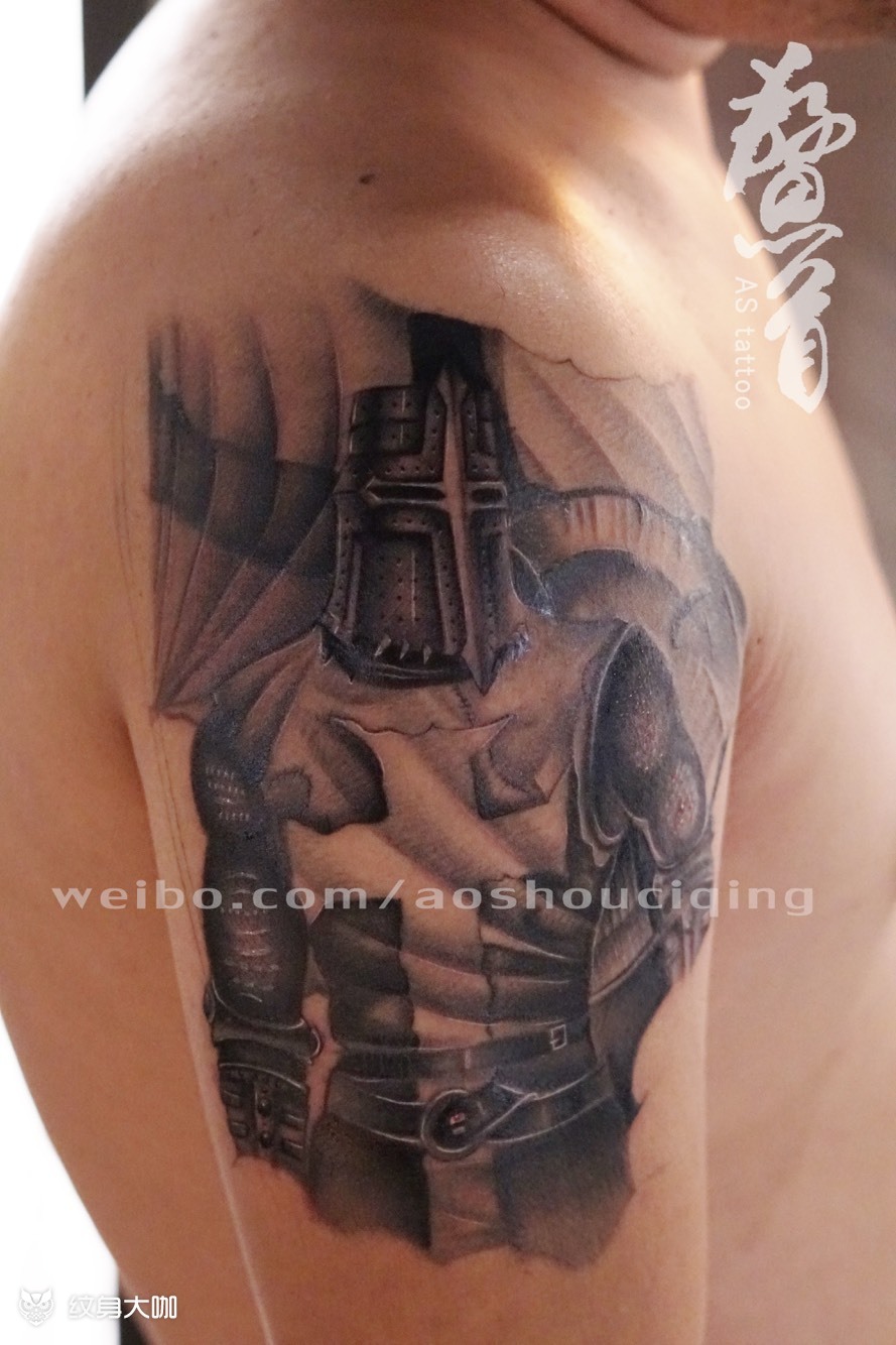 十字军_纹身图案手稿图片_娜娜的纹身作品集
