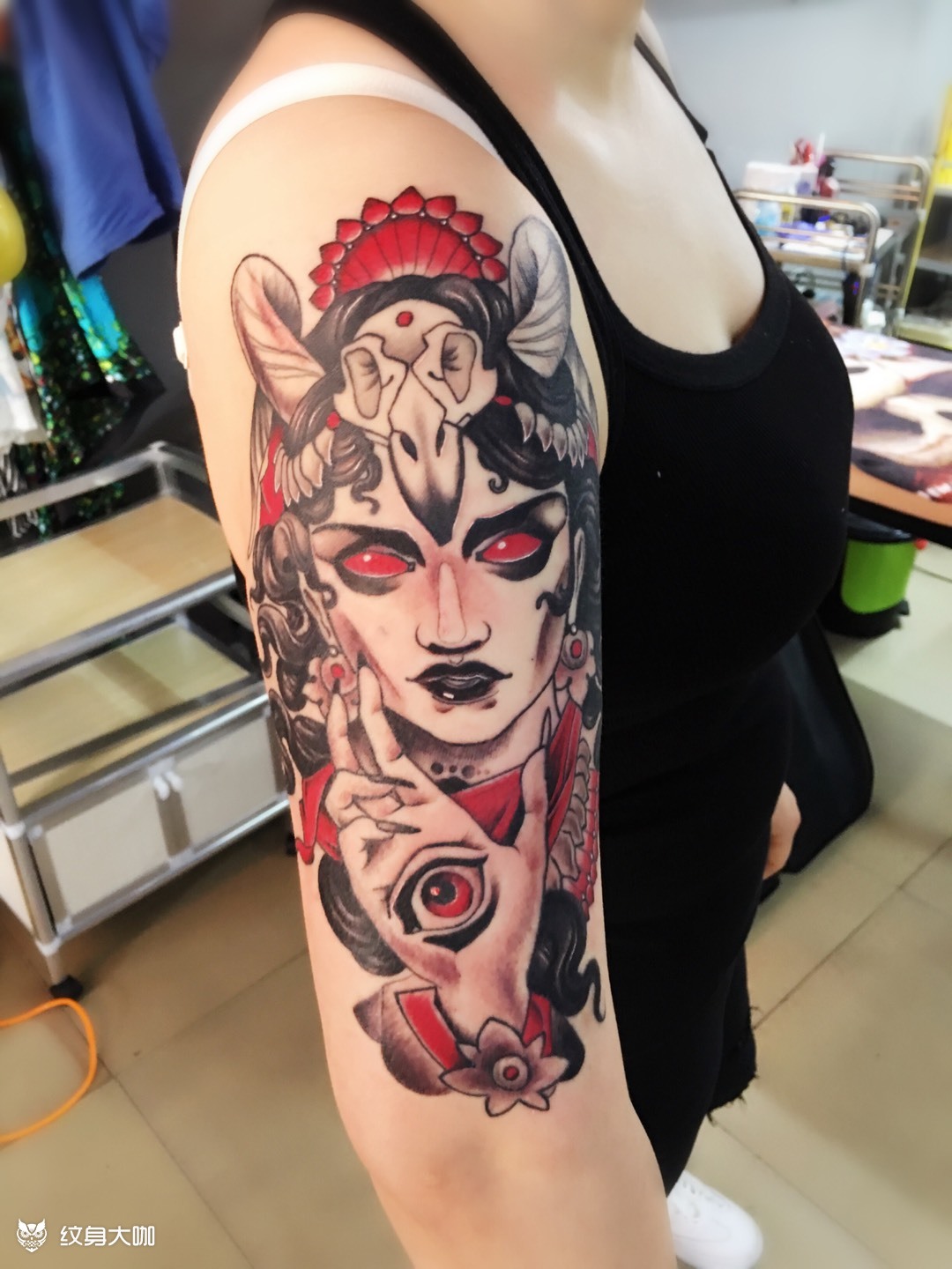 欧美_纹身图案手稿图片_鬼玲的纹身作品集