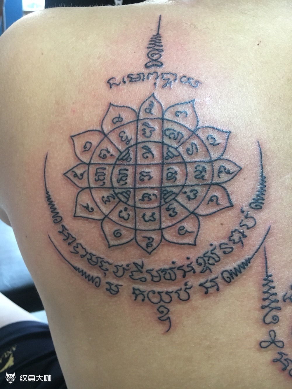 泰国符文_纹身图案手稿图片_独秀堂纹身的纹身作品集