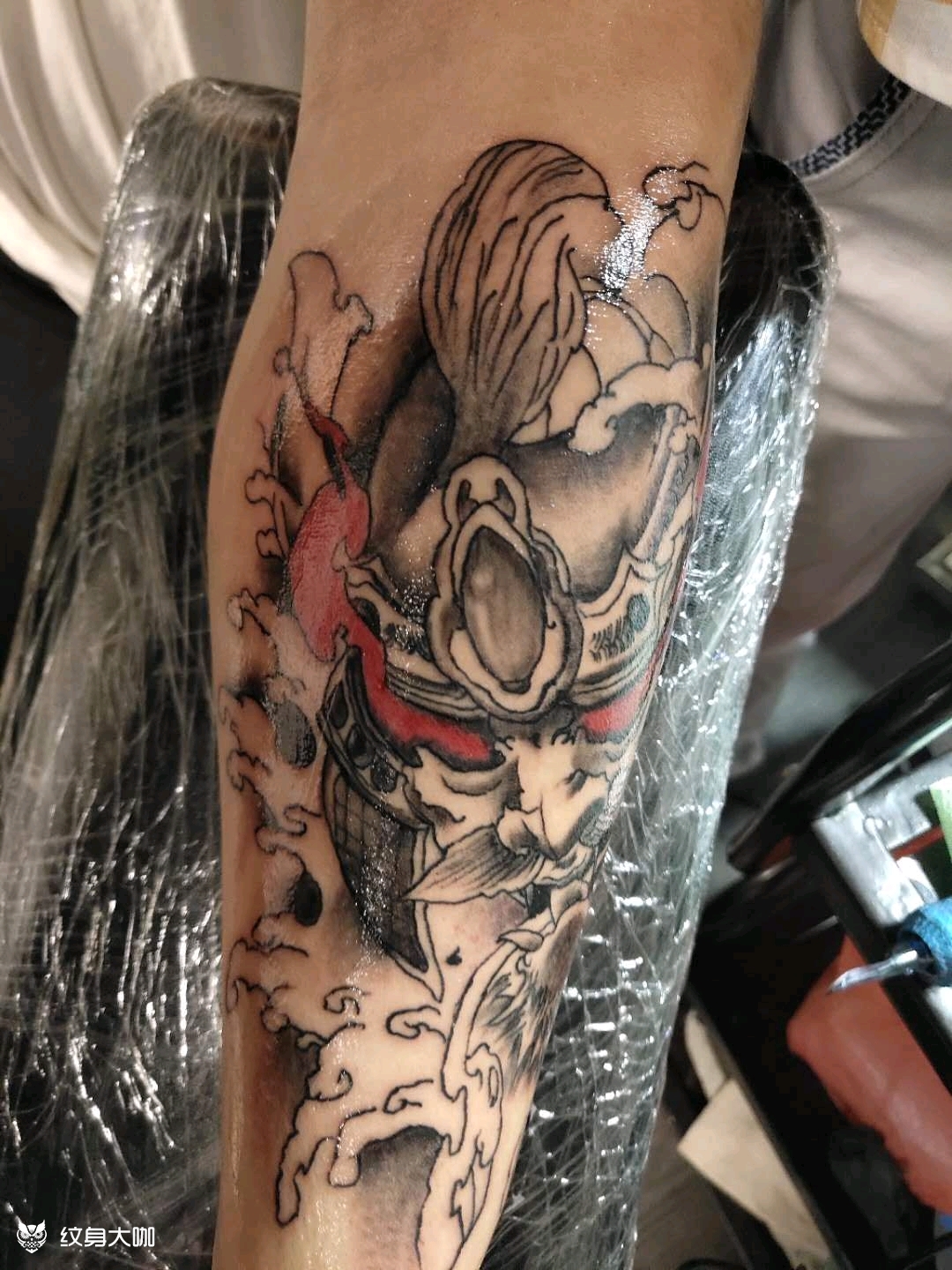 学员作品_纹身图案手稿图片_玄虎门 岳飞的纹身作品集